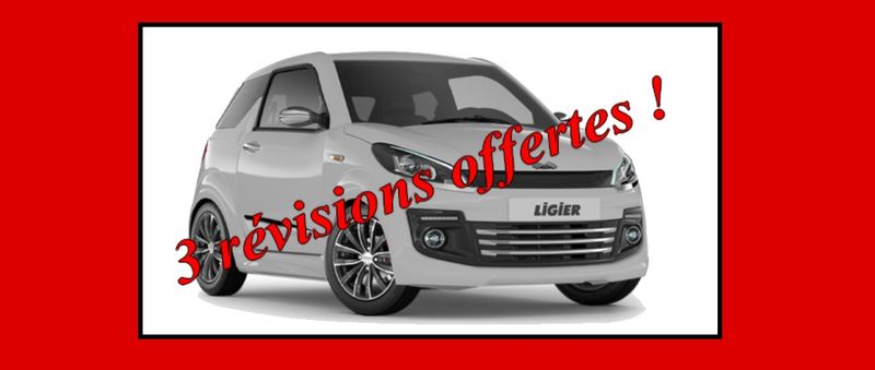 3 révisions offertes chez VSP Ligo